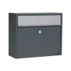 Discount Allux LT150 POSTKASSE ANTRACIT/ALU