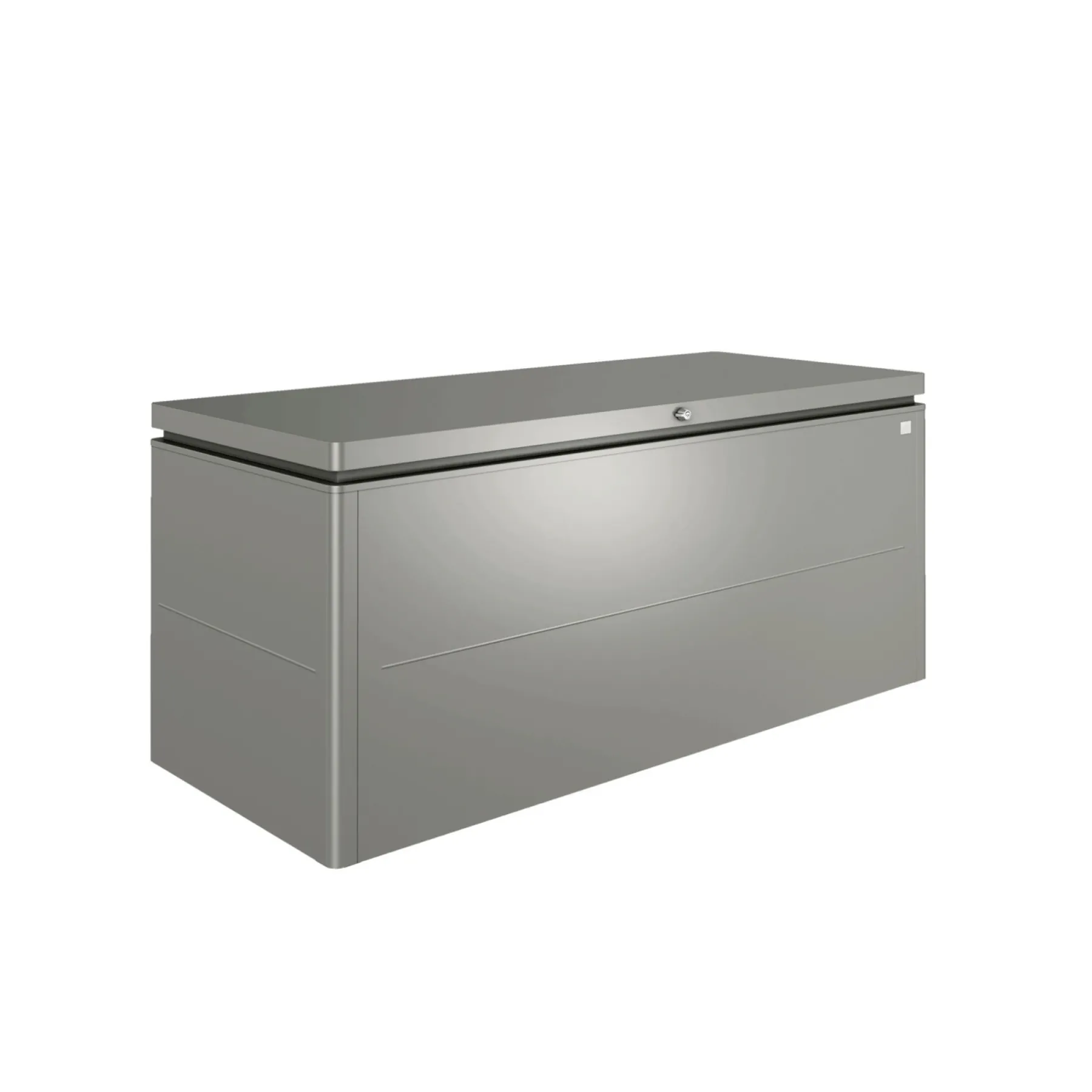 Clearance Biohort LOUNGEBOX STR. 200 HYNDEBOKS KVARTSGRÅ METALLIC