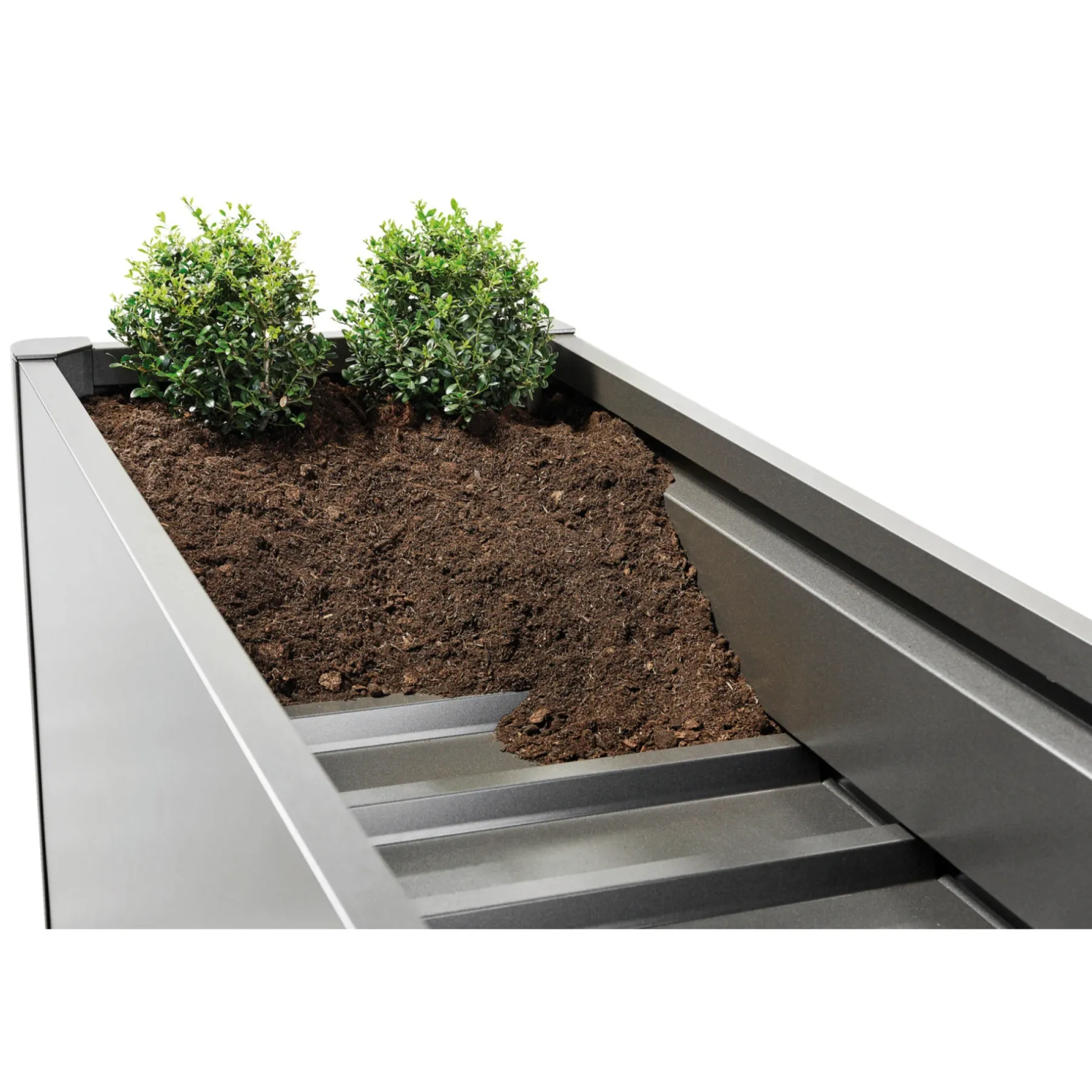 Clearance Biohort TILBEHØR 1X0,5 MELLEMHYLDE MØRKEGRÅ METALLIC 4 X 108 X 62 CM