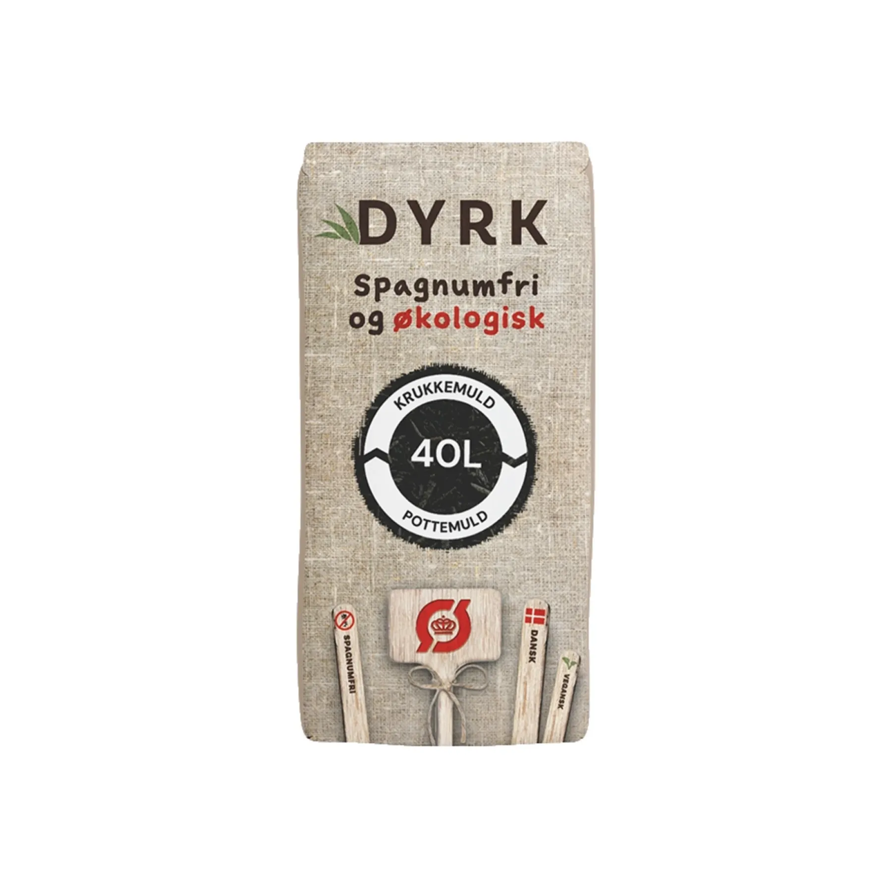 Best DYRK ØKOLOGISK OG SPAGNUMFRI KRUKKE- OG POTTEMULD 40 L