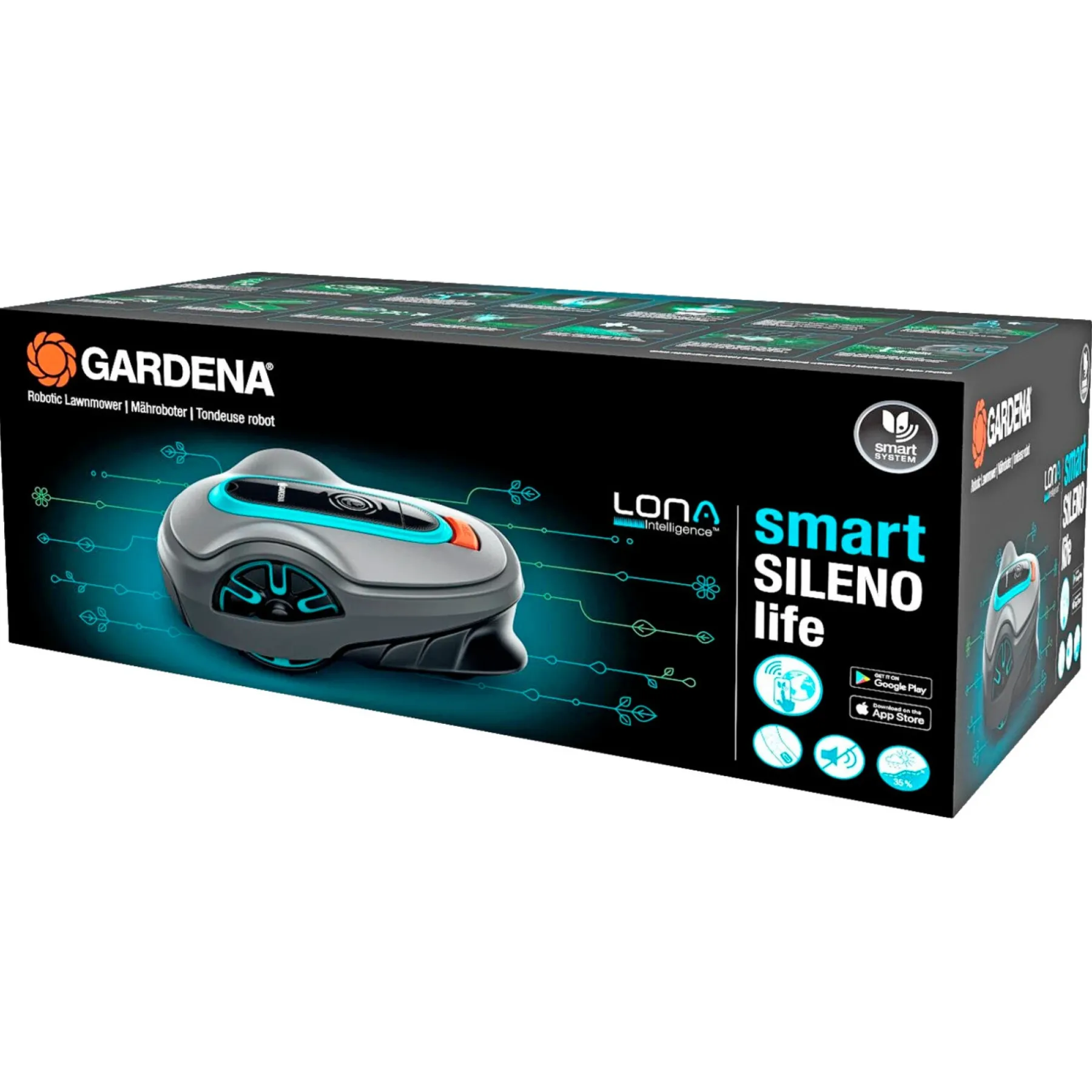 Clearance Gardena SMART SILENO LIFE 800 LONA ROBOTPLÆNEKLIPPER 800 M2
