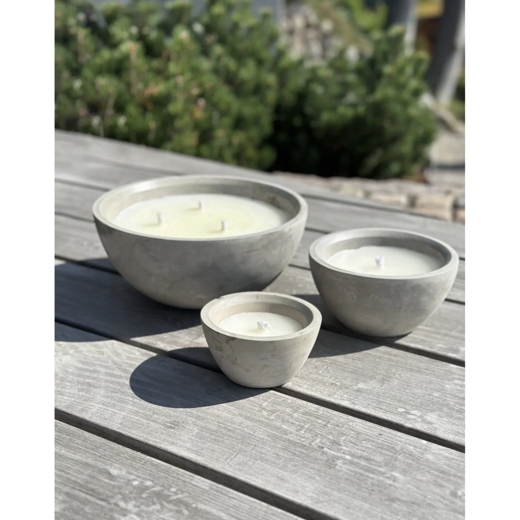 Discount Garden Life UDENDØRS STEARINLYS BETON GRÅ Ø17,8XH10,6 CM