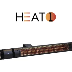 Discount Heat1 212-320 TERRASSEVARMER SORT 660/2000 W