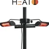 Discount Heat1 212-350 TERRASSEVARMER SORT 670 W X 3