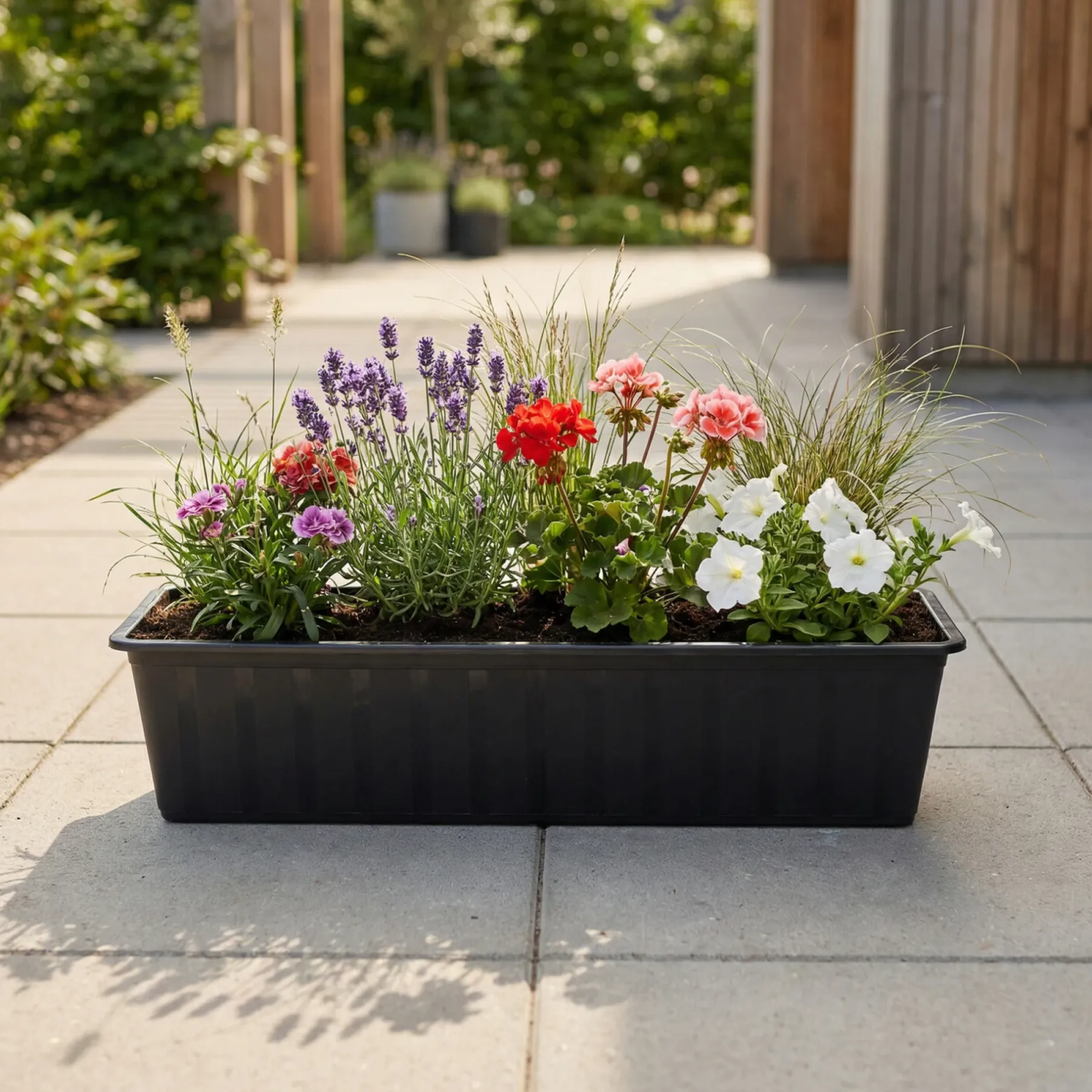 Clearance Hortus AGRO 208-400 ALTANKASSE PLAST ANTRACITGRÅ L60 CM