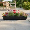 Discount Hortus AGRO 208-402 ALTANKASSE PLAST ANTRACITGRÅ L100 CM