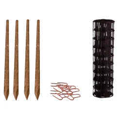 Discount Hortus HEGN SORT PLASTBELAGT 0.80 X 50 M