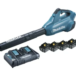 Discount Makita DUB362PT4 LØVBLÆSER 18V MED BATTERI OG LADER