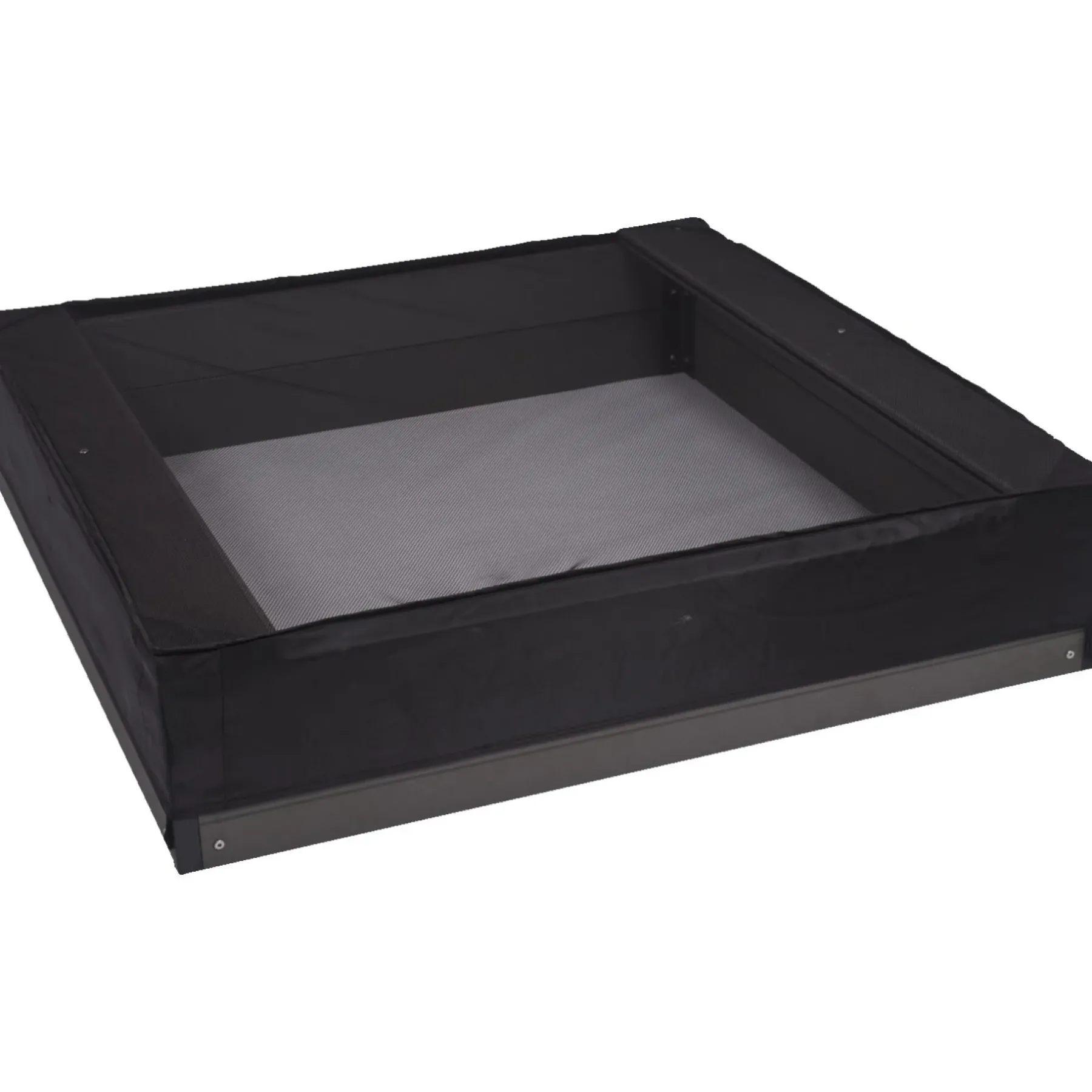 Outlet NORDIC PLAY Active SANDKASSENET 120 X 20 X 120 CM SORT PLASTIK