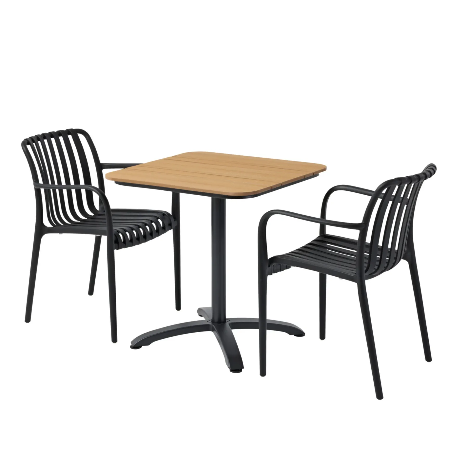 Hot Outrium FARO/MURCIA BORD + 2 STOLE CAFESÆT SORT