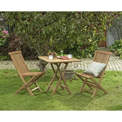 Outlet Outrium JAVA/SYROS MED 2 STOLE CAFESÆT TEAK
