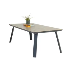 New Outrium LEROS L220 CM HAVEBORD GRÅ