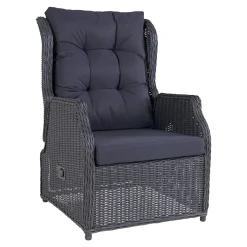 Clearance Outrium MILANO INKL. VANDAFVISENDE HYNDE LOUNGESTOL SORT