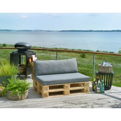 Hot Outrium SALINA VANDAFVISENDE PALLE RYGHYNDE ANTRACITGRÅ 12 X 40 X 120 CM