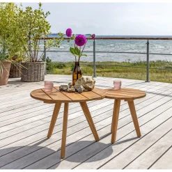 Clearance Outrium SAMUI 2 STK. INDSKUDSBORDE NATUR