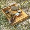 Best Outrium SERVERINGSBAKKE NATUR TEAK