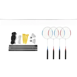 Hot Play>it BADMINTONSÆT - 4 SPILLERE HAVESPIL