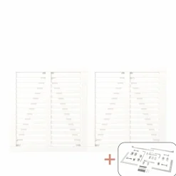 Best Plus DOBBELTLÅGE FUNGICIDBEHANDLET & GRUNDMALET 2 GANGE HVID 200 X 107 CM
