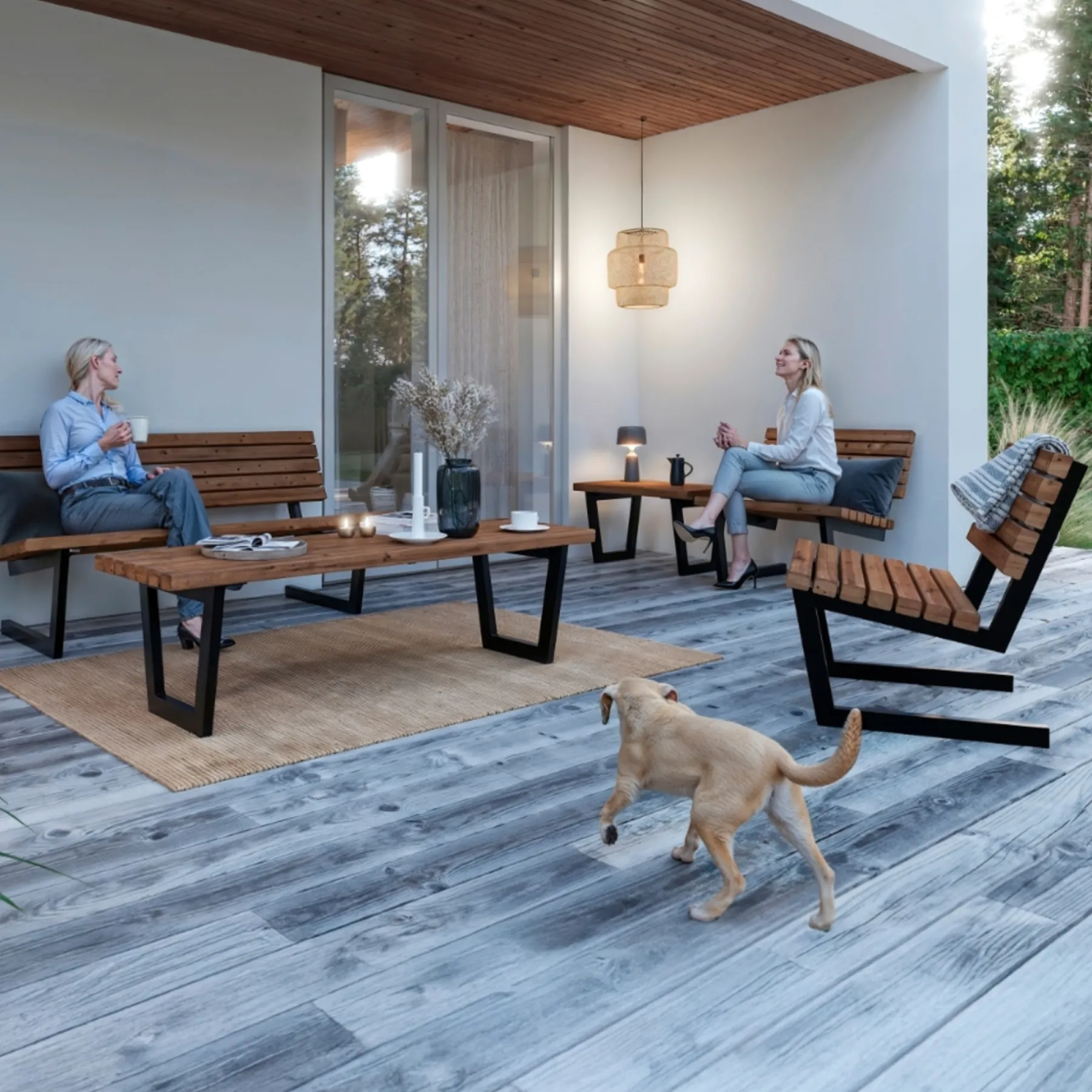 Sale Plus LOUNGESOFA GYLDENBRUN