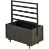 Discount Plus MED ESPALIER BLOMSTERRUMDELER SORT 105 X 48 X 88 CM