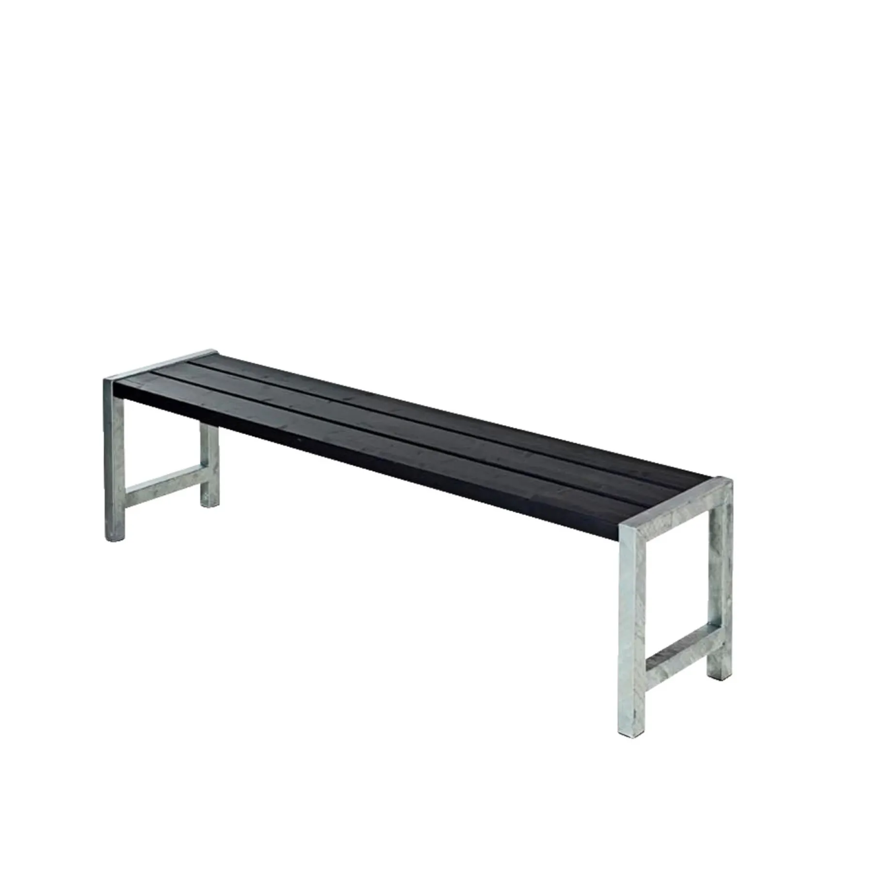Clearance Plus PLANKEBÆNK SORT 176 CM