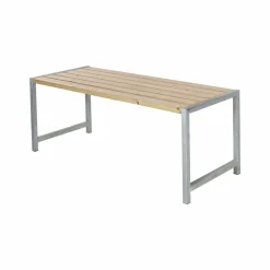 Discount Plus PLANKEBORD GYLDENBRUN NÅLETRÆ / STÅL