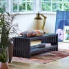 Online Plus RUSTIK TRALLEBÆNK SORT 138 CM