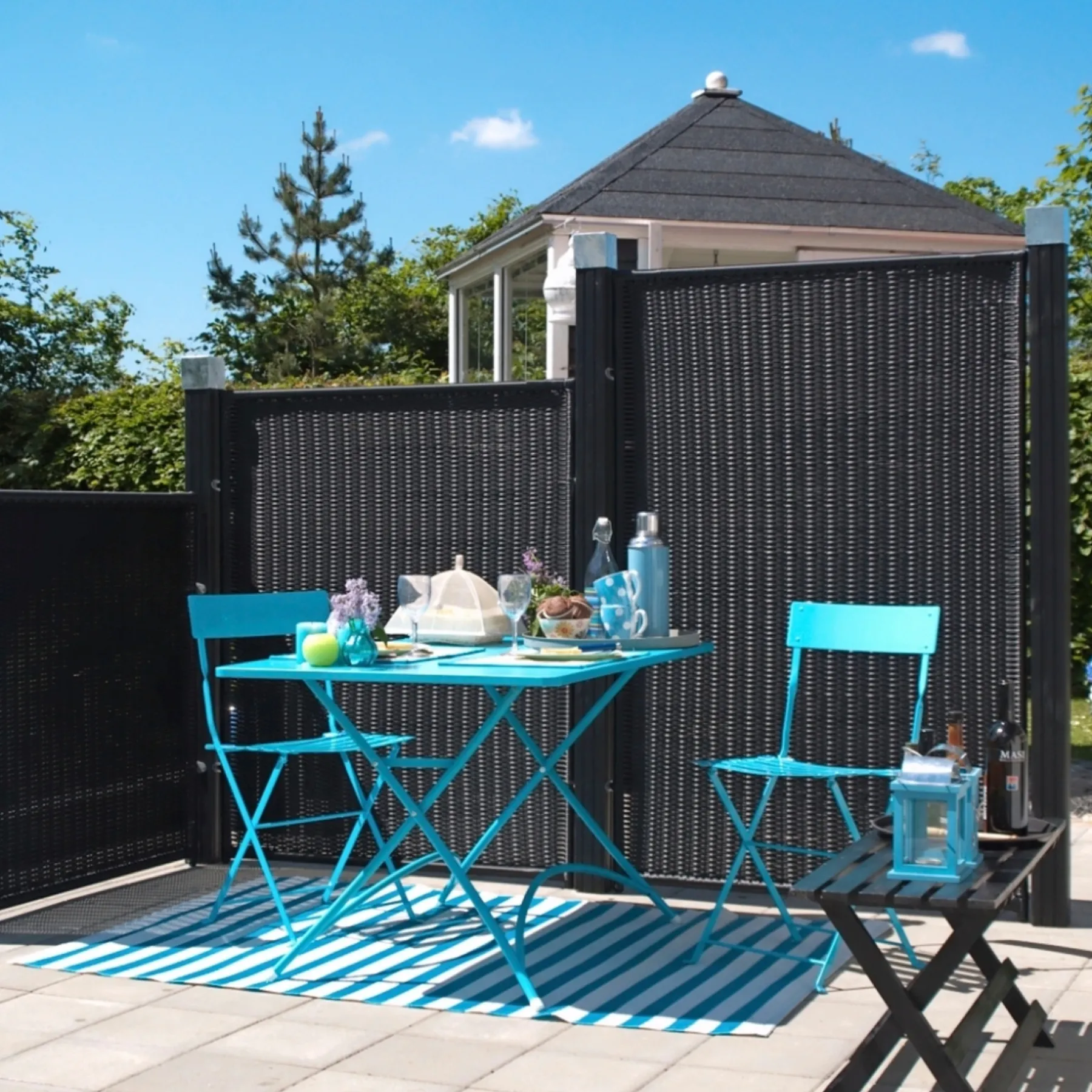 Sale Plus TREND KUNSTOFHEGN POLYRATTAN 115 X 110 CM