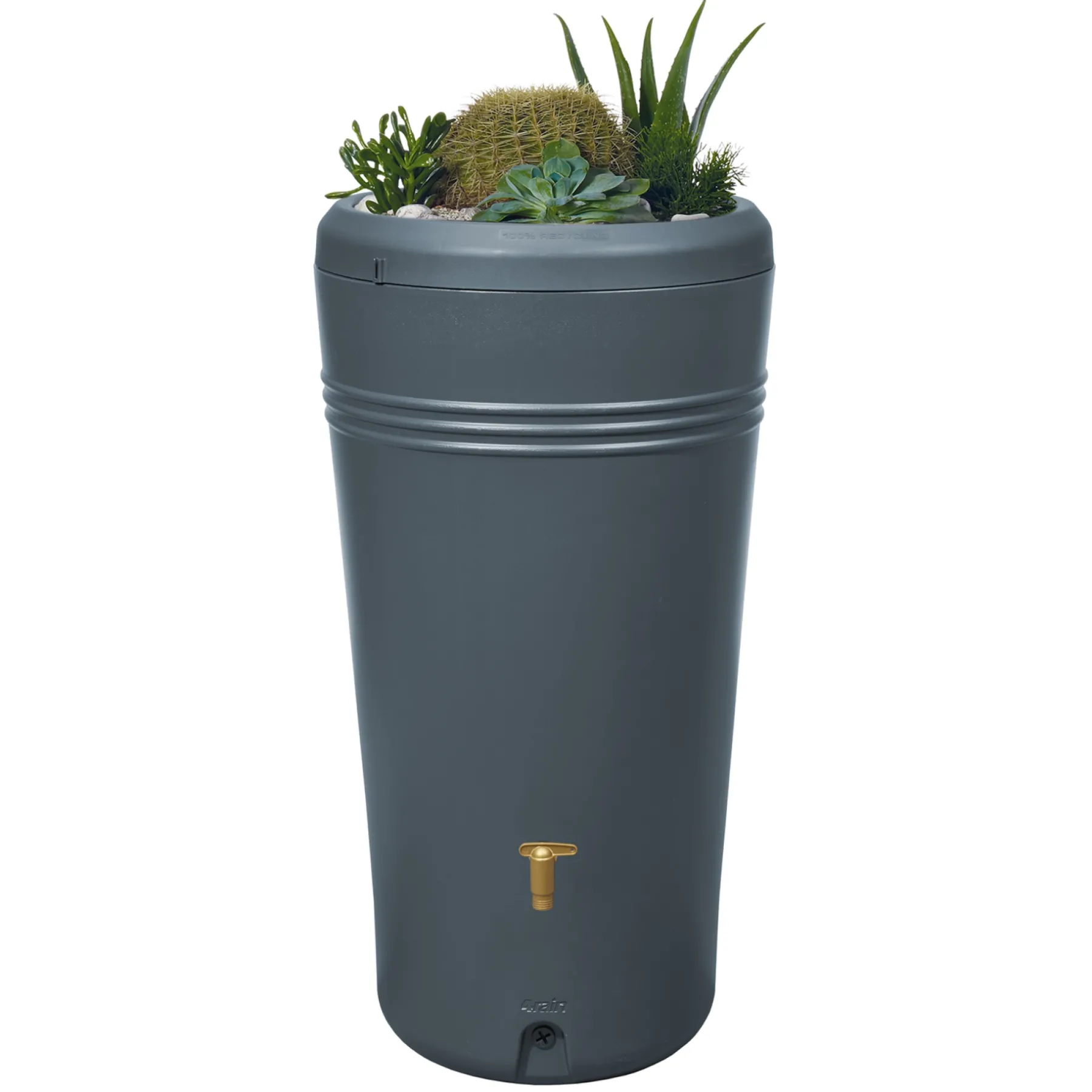 Discount 4RAIN REGNVANDSBEHOLDER 230L, H1,14 MTR GRÅ