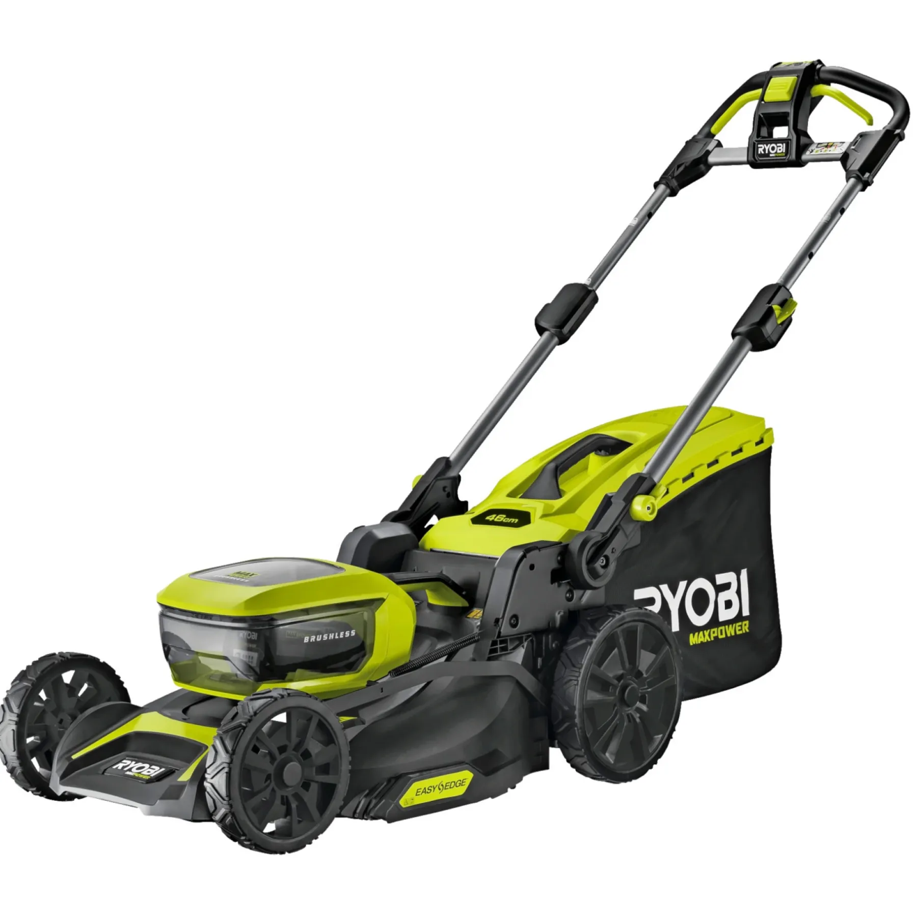 Online Ryobi MAX POWER RY36LMX46A-240 PLÆNEKLIPPER AKKU 36V MED BATTERI OG LADER