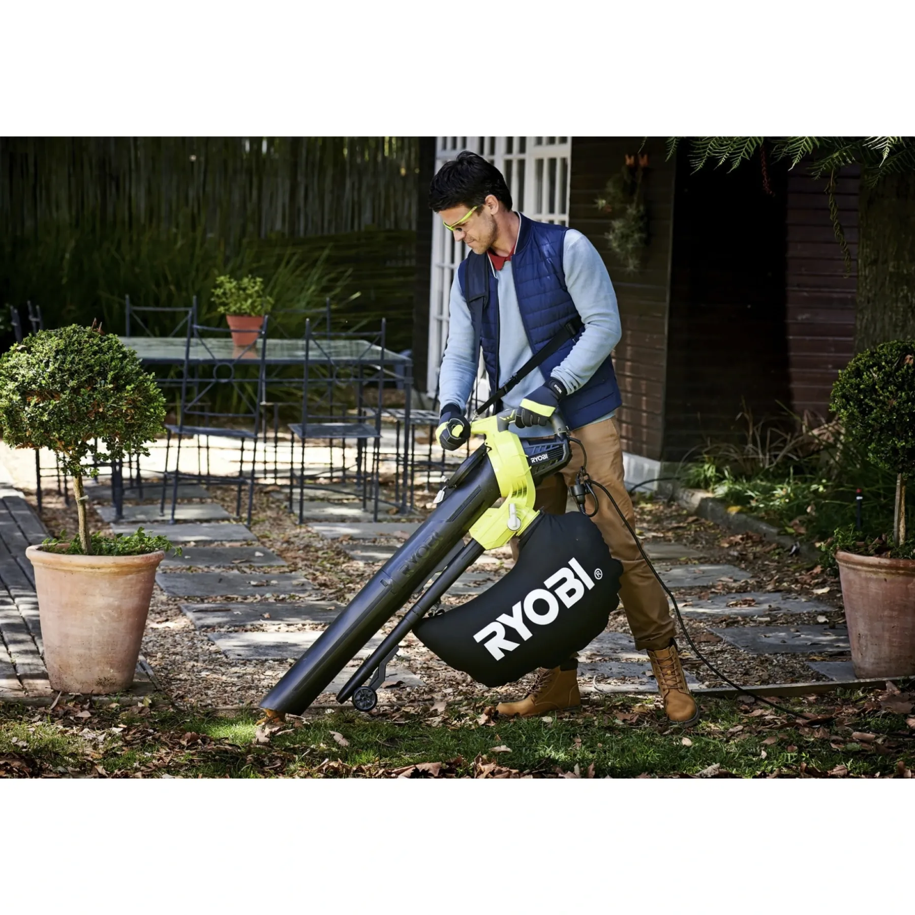 New Ryobi RBV3000CESV LØVSUGER 3000 W