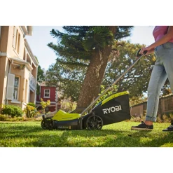 Discount Ryobi RLM18X33B50 PLÆNEKLIPPER AKKU 18V MED BATTERI OG LADER