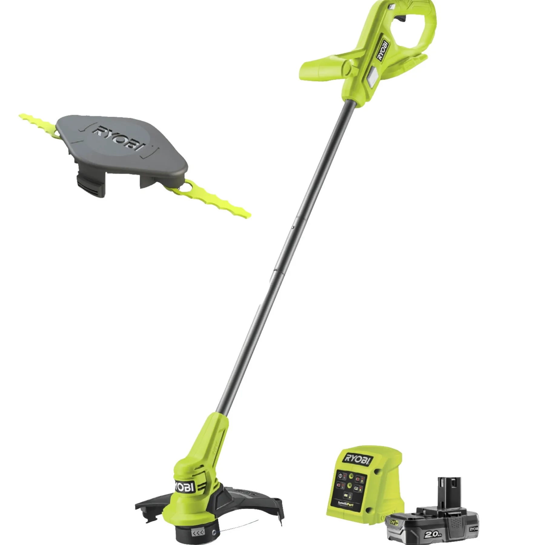 Outlet Ryobi RY18LT23A-120 + RAC155 GRÆSTRIMMER 23 18V MED BATTERI OG LADER