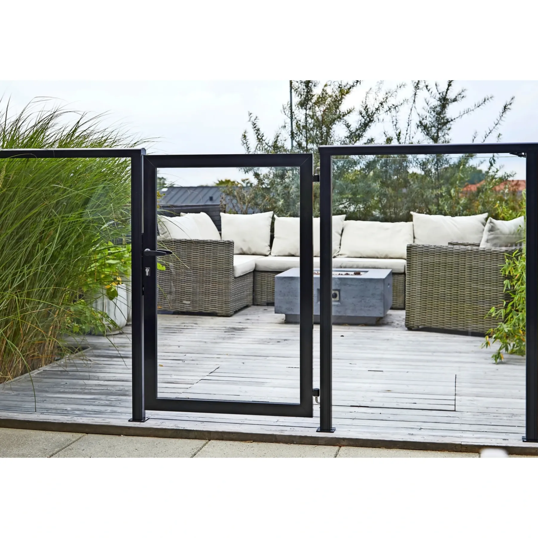 Hot Skagen SYSTEMHEGN LÅGE KLAR GLAS 86 X 120 X 0.60 X 0.40 CM