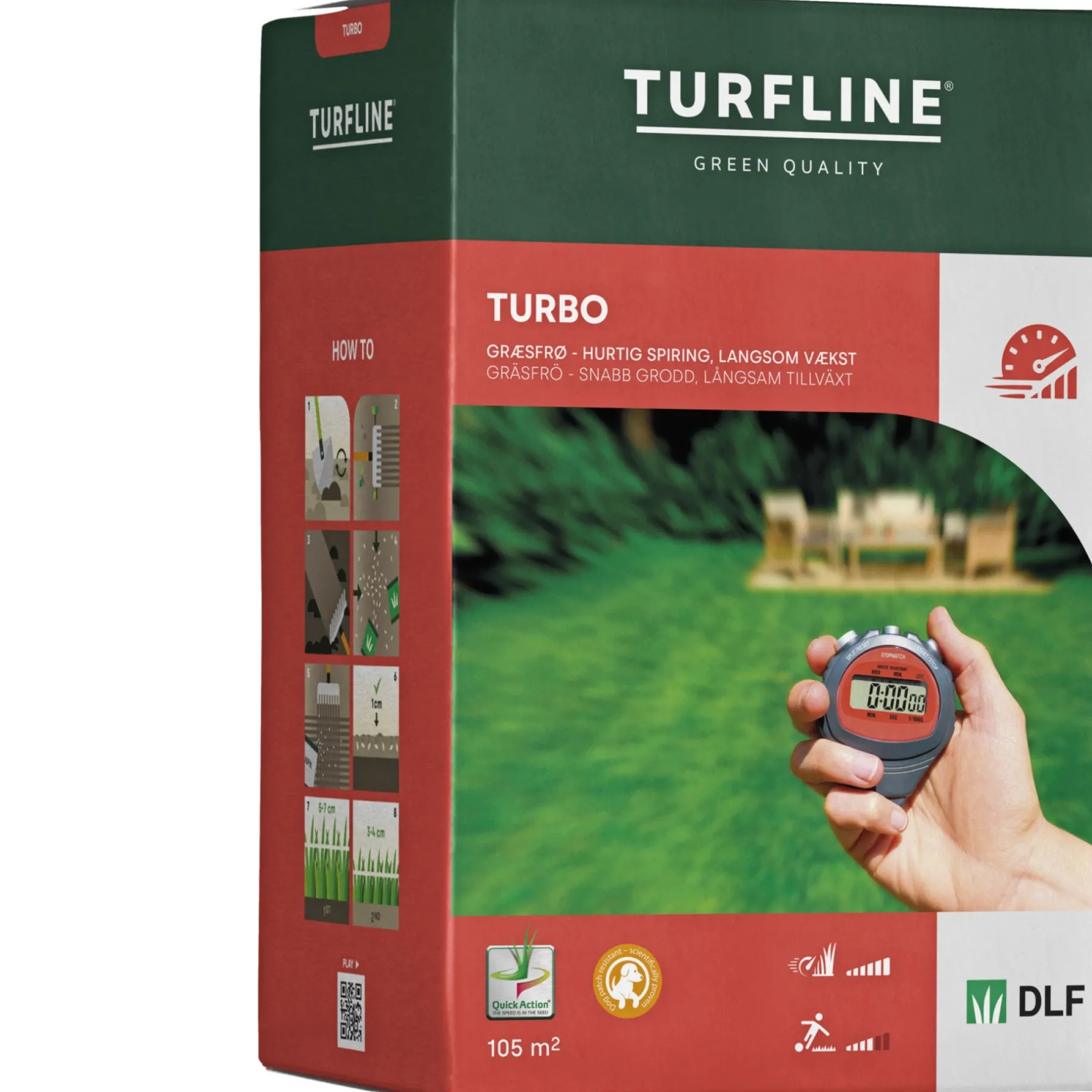 Clearance Turfline TURBO GRÆSFRØ 2,1 KG