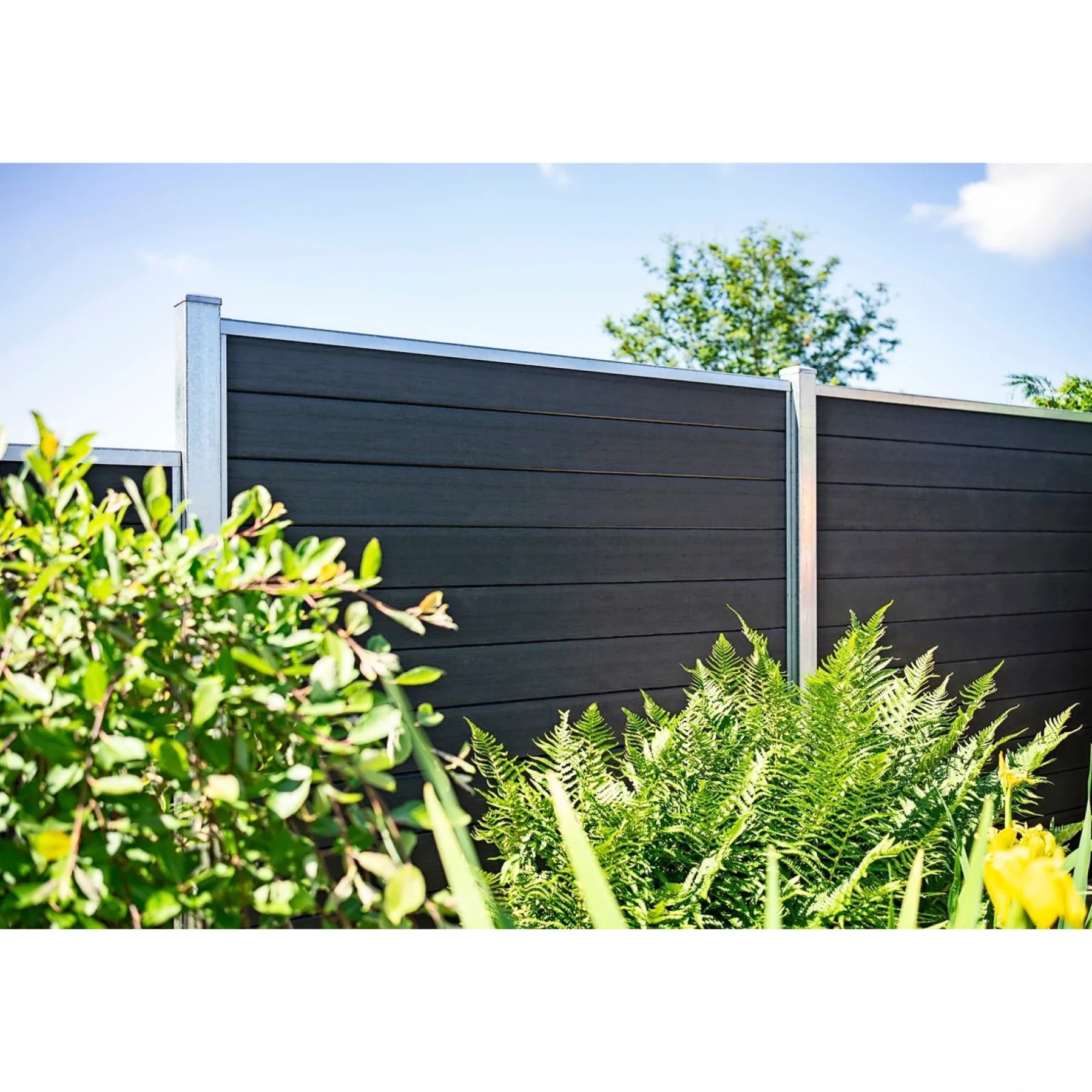 Online Wimex LIVØ PRIME V-PROFIL HEGNSFAG MAT SORT 189.50 X 180 CM