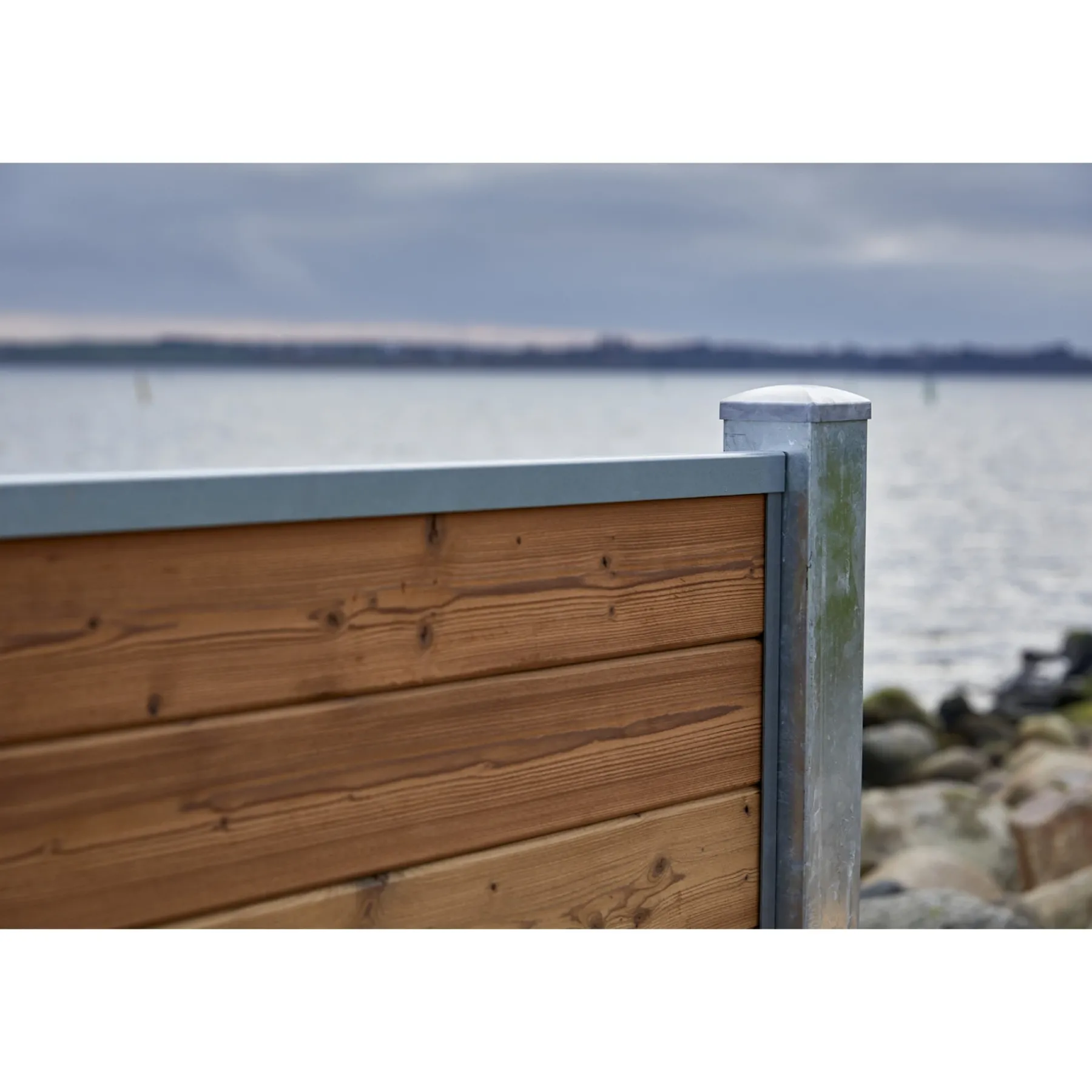 Best Wimex TREND V-PROFIL HEGNSFAG THERMOBEHANDLET GRAN 189.30 X 180 CM